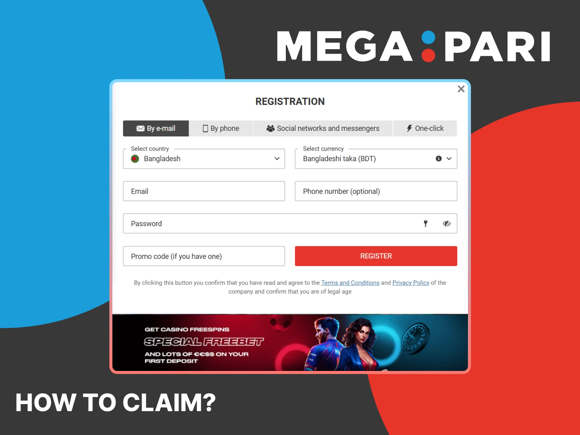 Find out how to get bonuses at MegaPari.