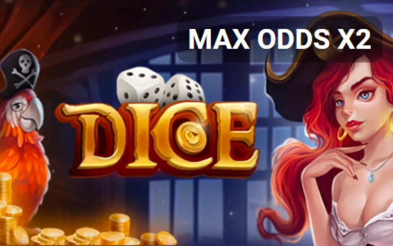 Play the Dice game on the MegaPari website.