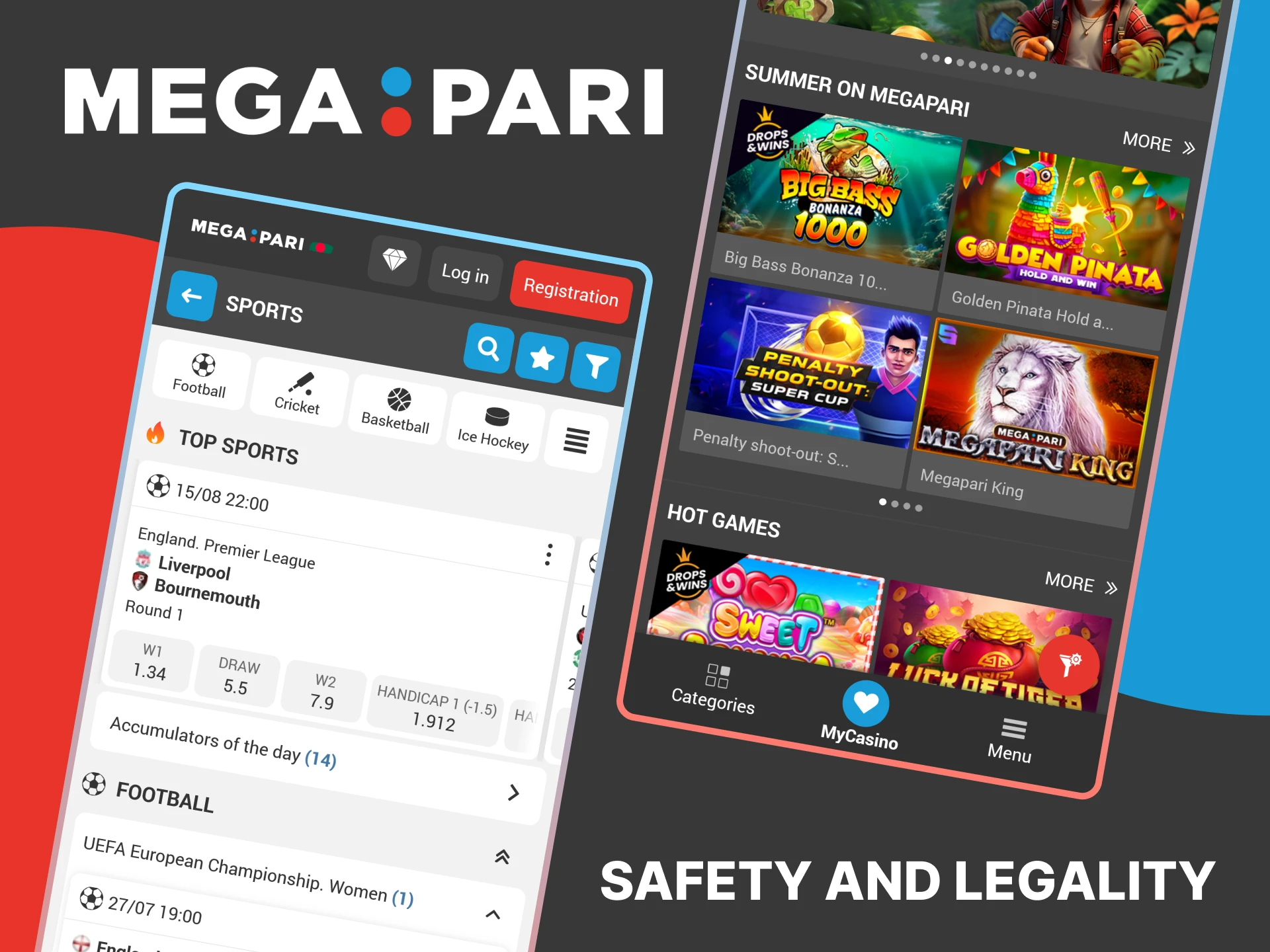 The MegaPari app is both safe and legal for users in Bangladesh.