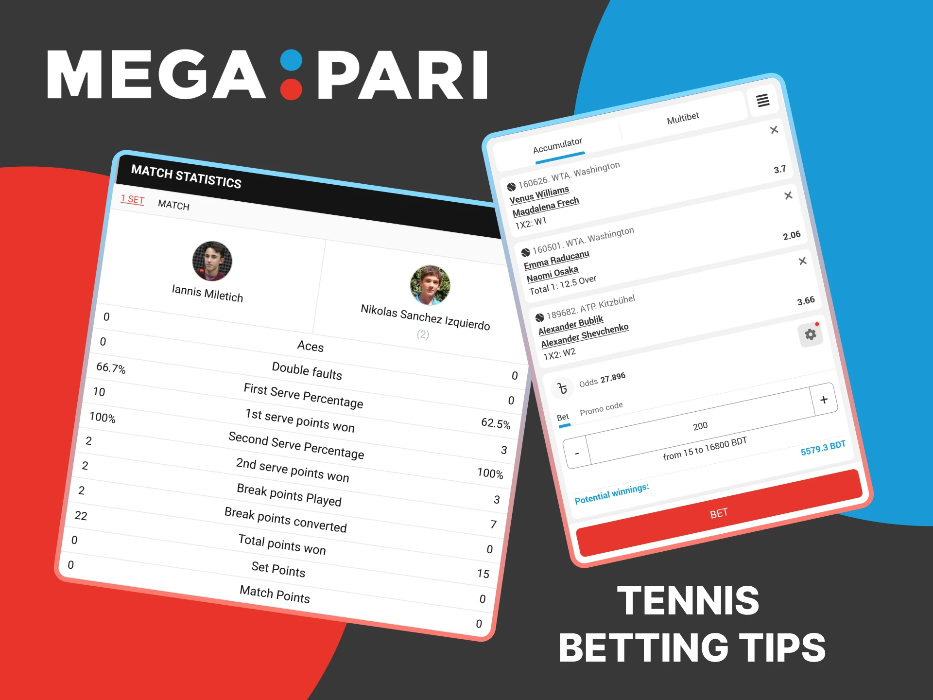 Learn strategies to boost your tennis betting winnings with MegaPari.