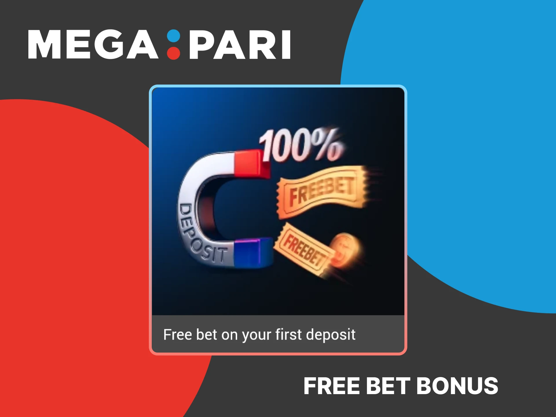 Get a free bet bonus for tennis bets at MegaPari.