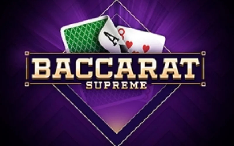 Try your luck playing Baccarat Supreme on Megapari.