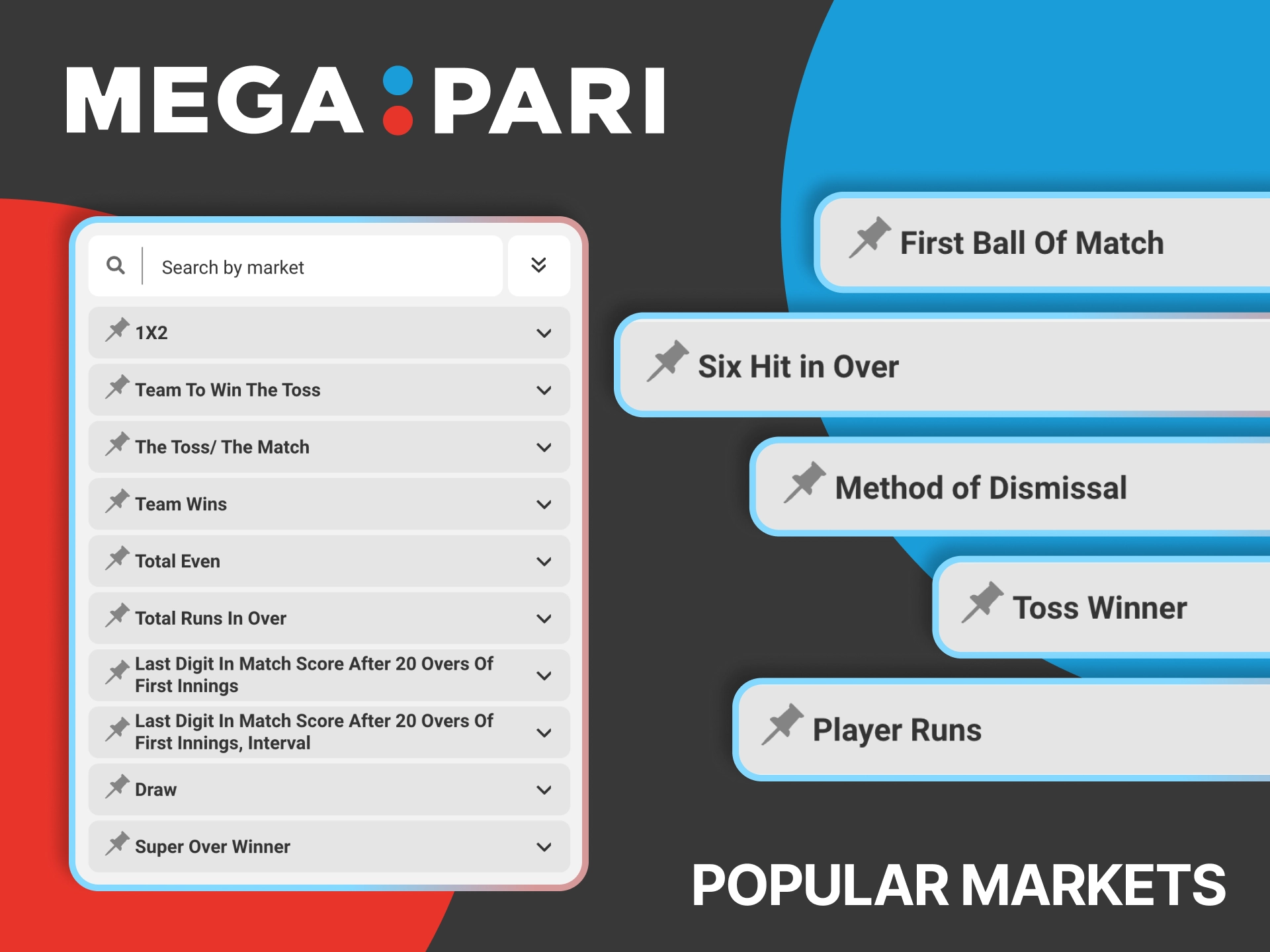 Discover IPL betting variety with Megapari and enjoy multiple markets for every match.